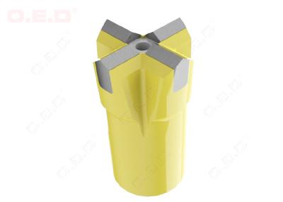 Ferramentas de perfuração de grande resistência da rocha do diâmetro 38mm do bocado de botão da linha da cruz T38