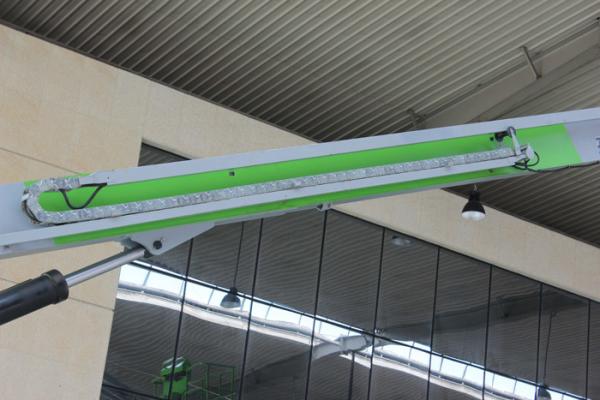 Green Telescopic Boom Lift 29m Working Height And Height Stowed 3.01m