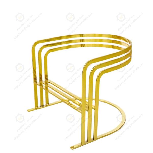 Golden Sofa Base Chair Furniture Accessories Stainless Steel Chair Legs and Stools Hardware Accessories