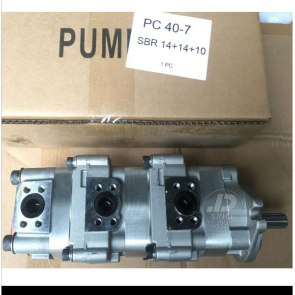 PC40-7 KOMATSU Excavator Triple 11T Hydraulic Gear Pump Pilot Pump
