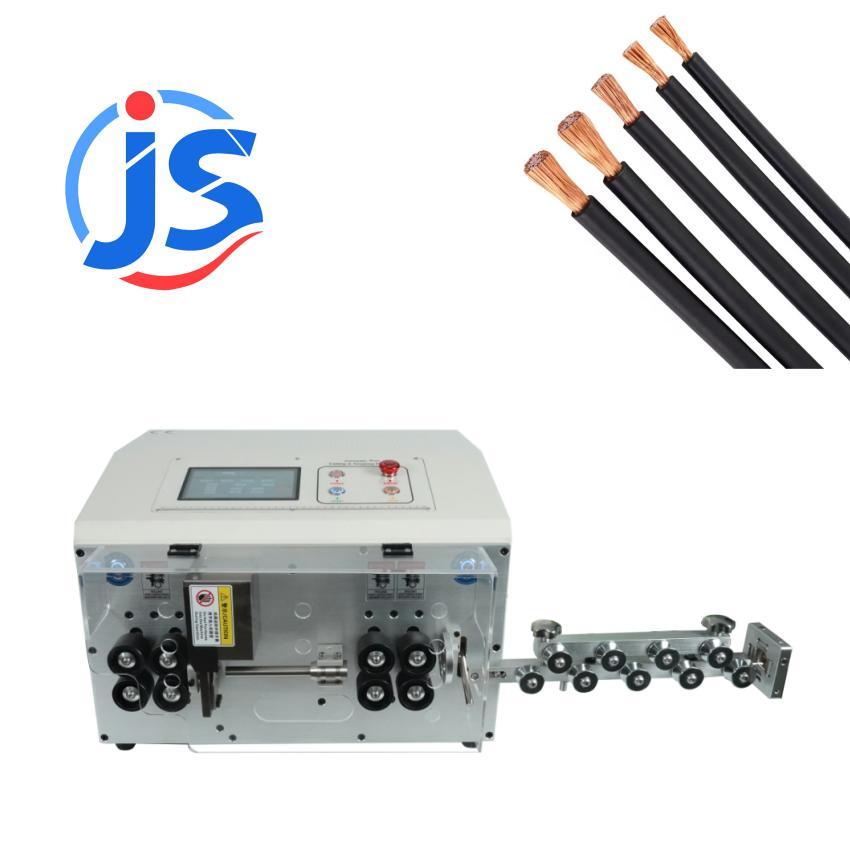 Fully Automatic Iron Wheel BV Cable Wire Cut Machine with High Speed Steel Blade and 7 Inch PLC Screen for 3000-3500pcs/hour Output