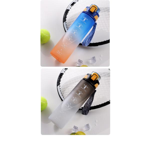 Botellas de agua deportivas personalizadas de gran capacidad de verano personalizadas botellas de agua de plástico botella de agua de plástico 1000 ml 32 oz actividades deportivas al aire libre viajes en bicicleta