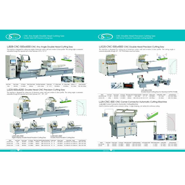 3Kw Aluminium Window Machinery , Multi - Dies Hole Punching Machine For Aluminum Profile