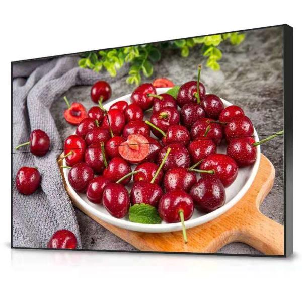 65in LCD Video Wall Shopping Mall Ultra Thin Bezel 0.88mm Ad Seamless Monitor Wall