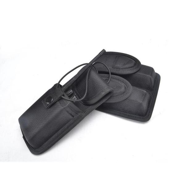 Tactical  Military Combat Belt , 1000D Oxford Black Military Belt With Small Pouches