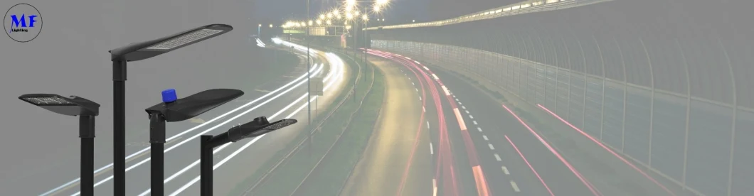 LED Street Light 10V Dim Die-Casting Aluminum Waterproof Weatherproof Smart Control Photocell Highways Parks Square