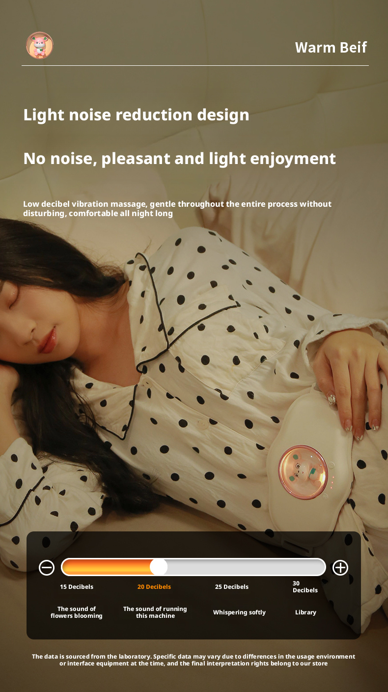 Electronic Control Abdominal Heating Belt for Hot Compress and Vibration Massage