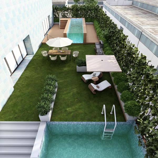 Backyard Pool Prefab Acrylic Swimming Pool for Villa Fiber Glass Above Ground Pools