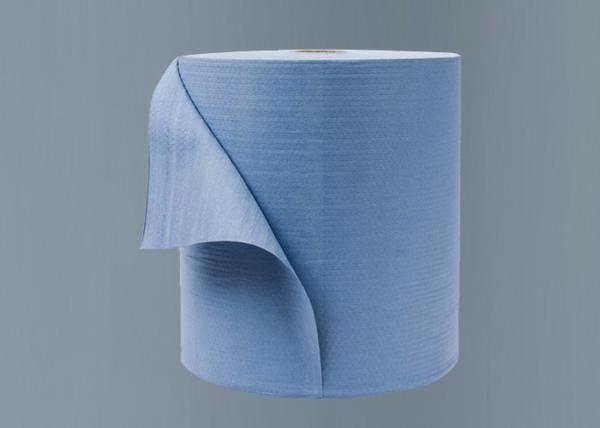 28x34cm Anti Static Industrial Cleaning Rags Towels Oil Water Absorbent Blue Color