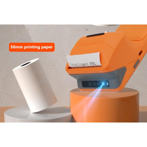 Ultra-Thin 5.45 Inch Android 11 SoftPOS Handheld POS Terminal NFC WIFI and 58mm Thermal Receipt Printer for Retail Stores