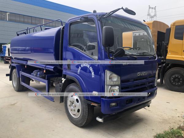 ISUZU 5tons Water Spraying Truck 5000L Water Bowser Tanker Transport Truck 