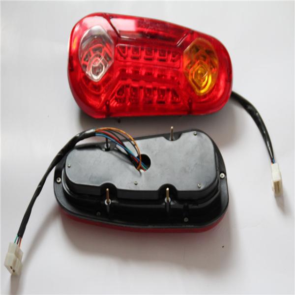 Durable ABC Plastic Automotive LED Tail Lights For Jeep Yellow Red Color