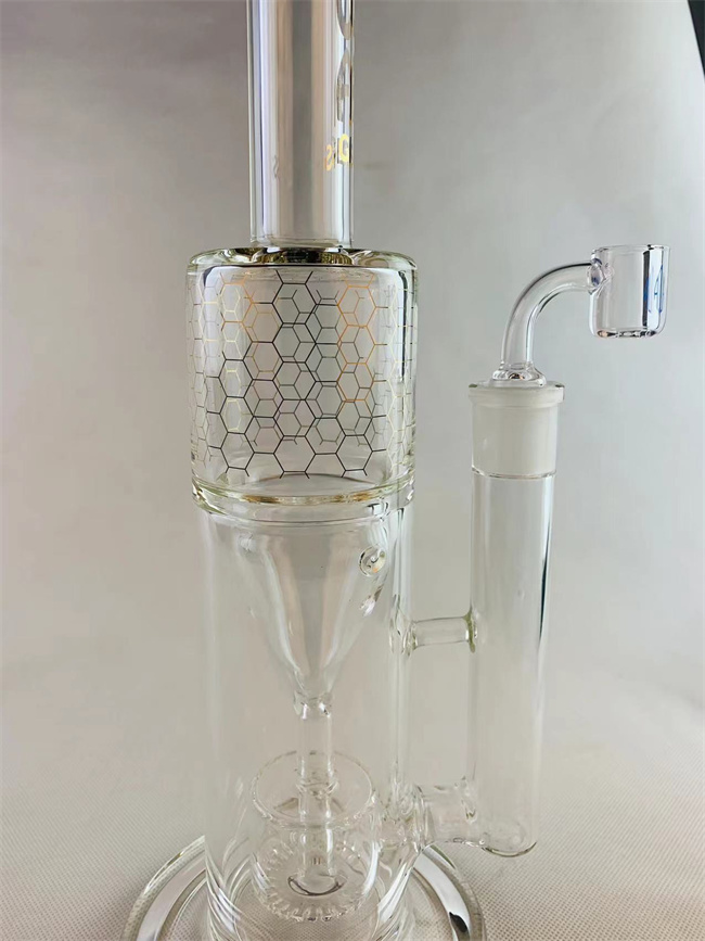 трубка Perc стеклянного двойника трубы курения 18Inch стеклянная прямая