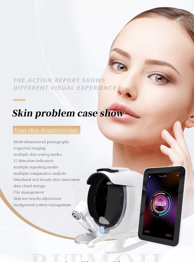 Smart 15.6 Inch 3D Digital New Generation AI Smart Facial Skin Analyzer Machine