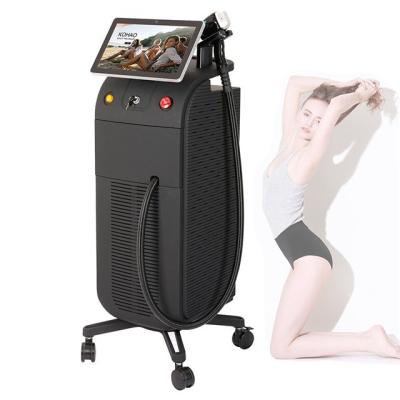 Machine d' épilation laser sans douleur, machine à épilation laser à trois ondes pour femmes
