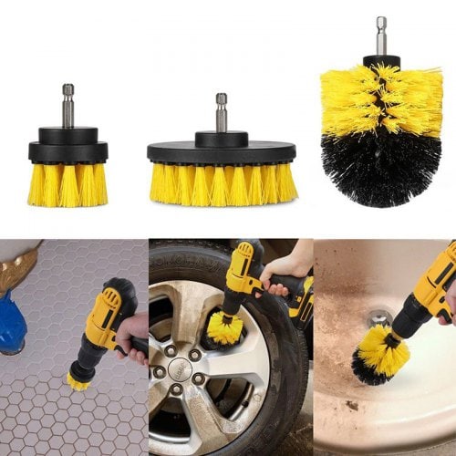 0.3mm Bathroom Drill Scrubber Brush 280g Power Scrubber Brush Bit Pad