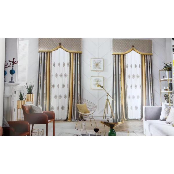 Hollowed White Cotton Lace Embroidery Muslin Curtains Blackout Window Hotels Hospitals