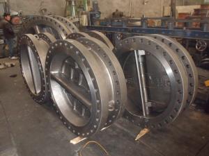 Válvula de controlo NRV de disco duplo de flange para a indústria leve