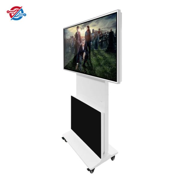 USB Udpate Advertisement Rotating advertising kiosk LCD Player In 43 49 55 2K Resolution