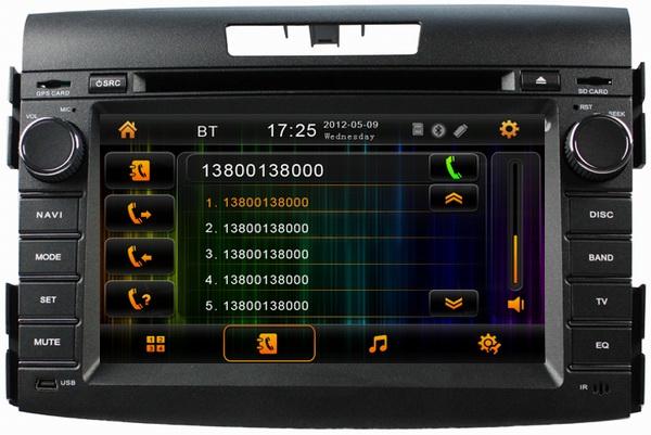 Hot selling! car media player for Honda CRV 2012 with car gps navigation OCB-8033