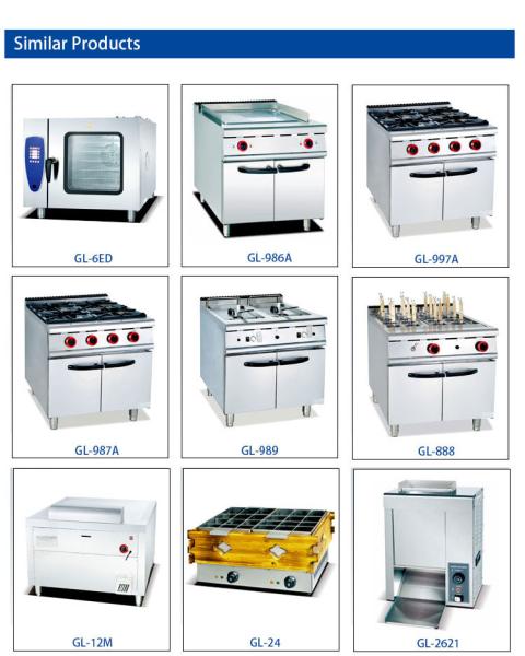 Equipamento de cozinha de fast food de aço inoxidável 800×900×850 70 para cozinha comercial