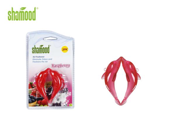Non - Toxic Hanging Air Freshener For Car , Red Cute Custom Air Fresheners