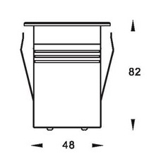 Теплый белый свет СИД 3000K подземный/утопил на открытом воздухе освещение палубы