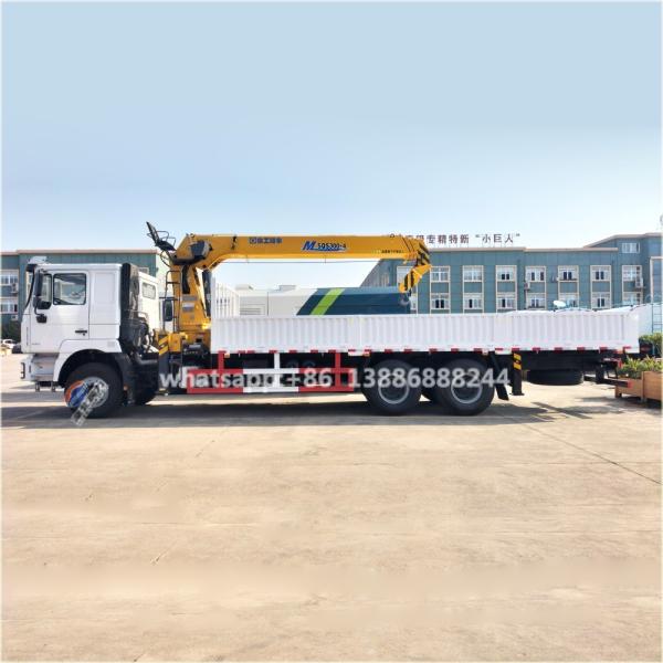 SHACMAN F3000 Boom camion de levage camion de transport de marchandises camion monté grue