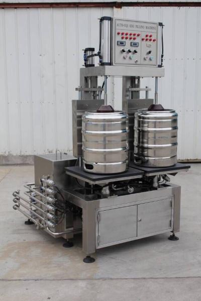beer keg washer, keg filling and cleaning machine