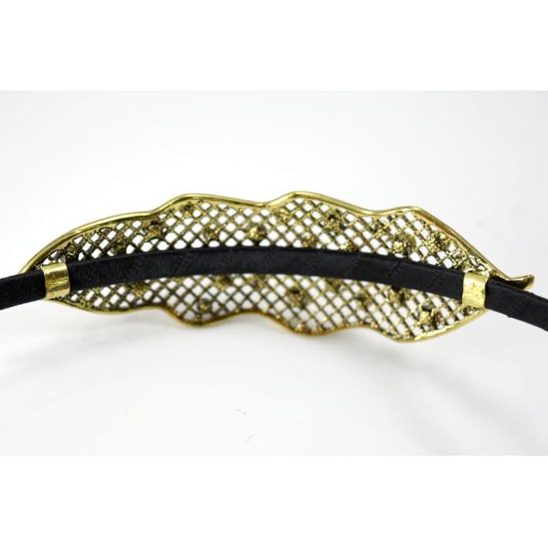 Leaves retro diamond hair hoop headband headdress upscale wild