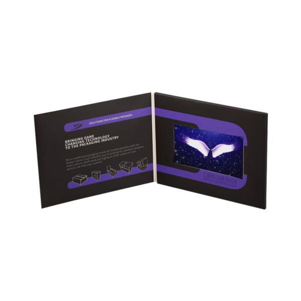 5 Inch TFT Screen Video Brochure Business Card 128MB Memory For Advertising