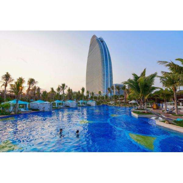 Ультрафиолетовая защита отливки толстых акриловых панелей для семейного бассейна Вилла бассейн