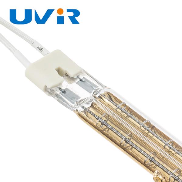 Gold Coated Twin Tube Short Wave Infrared Lamp 3500W