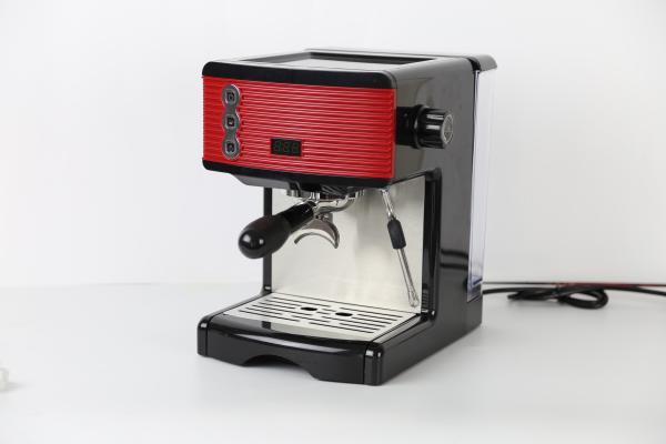 Professional Espresso Coffee Machine Silver Color Plastic 1.7L Capacity Tank 1450W 220V Italy Pressure Pump