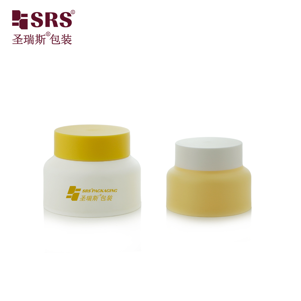 SRST 30g 50g 80g 100g Double Wall Plastic PP Cream Jar Container Cosmetic Packaging Wholesale