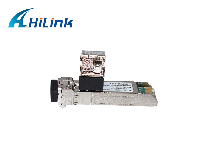 Модуль SFP-10G-BX80D-I приемопередатчика DOM BiDi SFP+ 1270nm-RX 80km