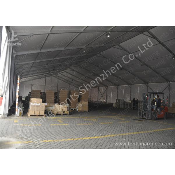 Hard Aluminum Frame Industrial Storage Tents , Temporary Warehouse for Bonded Logistics