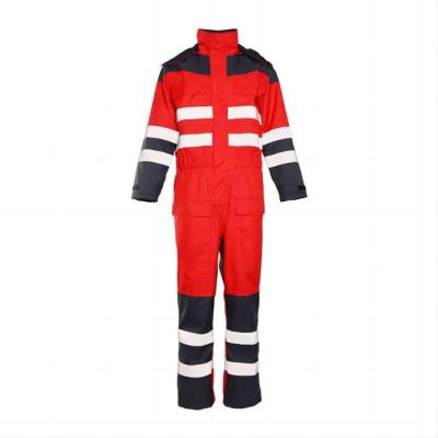 Waterproof FR Flame Retardant Overalls Work Suit Oil Proof  98% Polyester 2% Carbon Fiber
