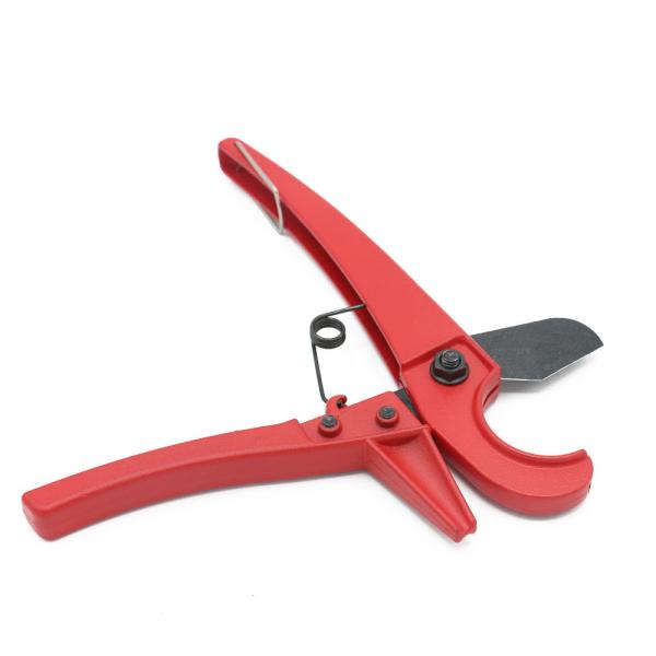 Hard Wearing Plastic Pipe Cutters Shears Fast Cutting V Shaped Blade For HT303B
