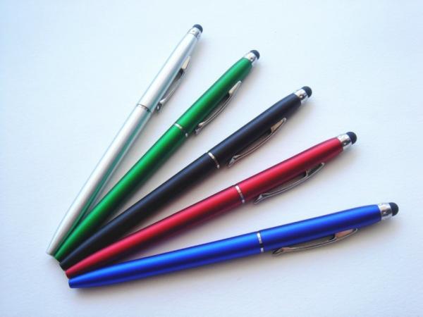 Manufacturer supply plastic pen promotion ball pen touch end ball pen