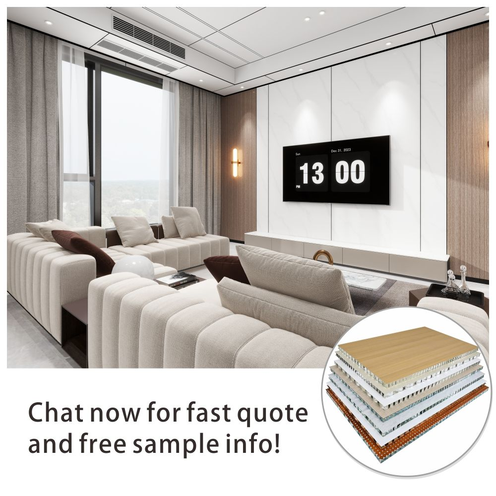 Thermal Insulating Aluminum Honeycomb Panel 3003 Core Soundproof Energy Saving A2 Fireproof Facade Panel 7-50mm