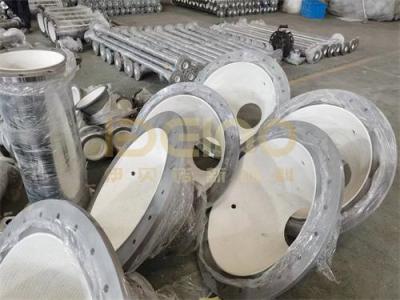 Corrosion Resistance Alumina Ceramics Tile Ceramic Elbow ISO Certificate