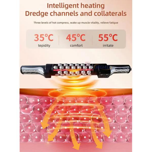 Infrarrojos Endorroller Pistola de masaje con bola interna Masajista para eliminar la celulitis linfática