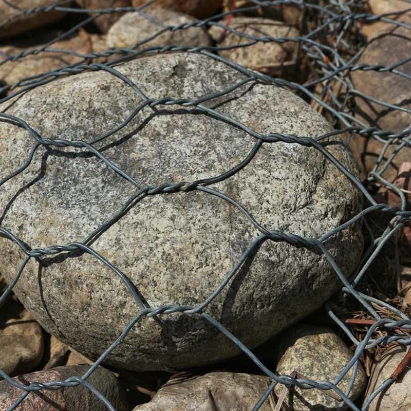 Galvanized And Pvc Coated Gabion Basket Stone  Walls Fence Cage Gabion Box Prices