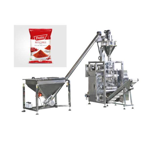 Poche assaisonnant la machine verticale de paquet d'écoulement avec la vis