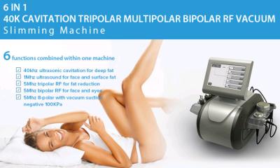 2018 hotsale 40K Cavitation +Vacuum+ RF weight loss/fat burning Slimming and fat reduction machine
