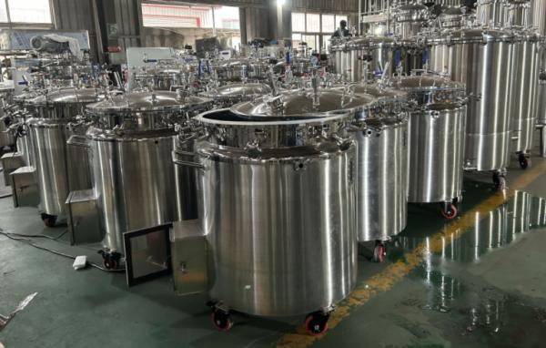 Indústria Farmacêutica Alimentar Tanques de armazenamento de medicamentos Softgel 0,02MPa A 0,06MPa