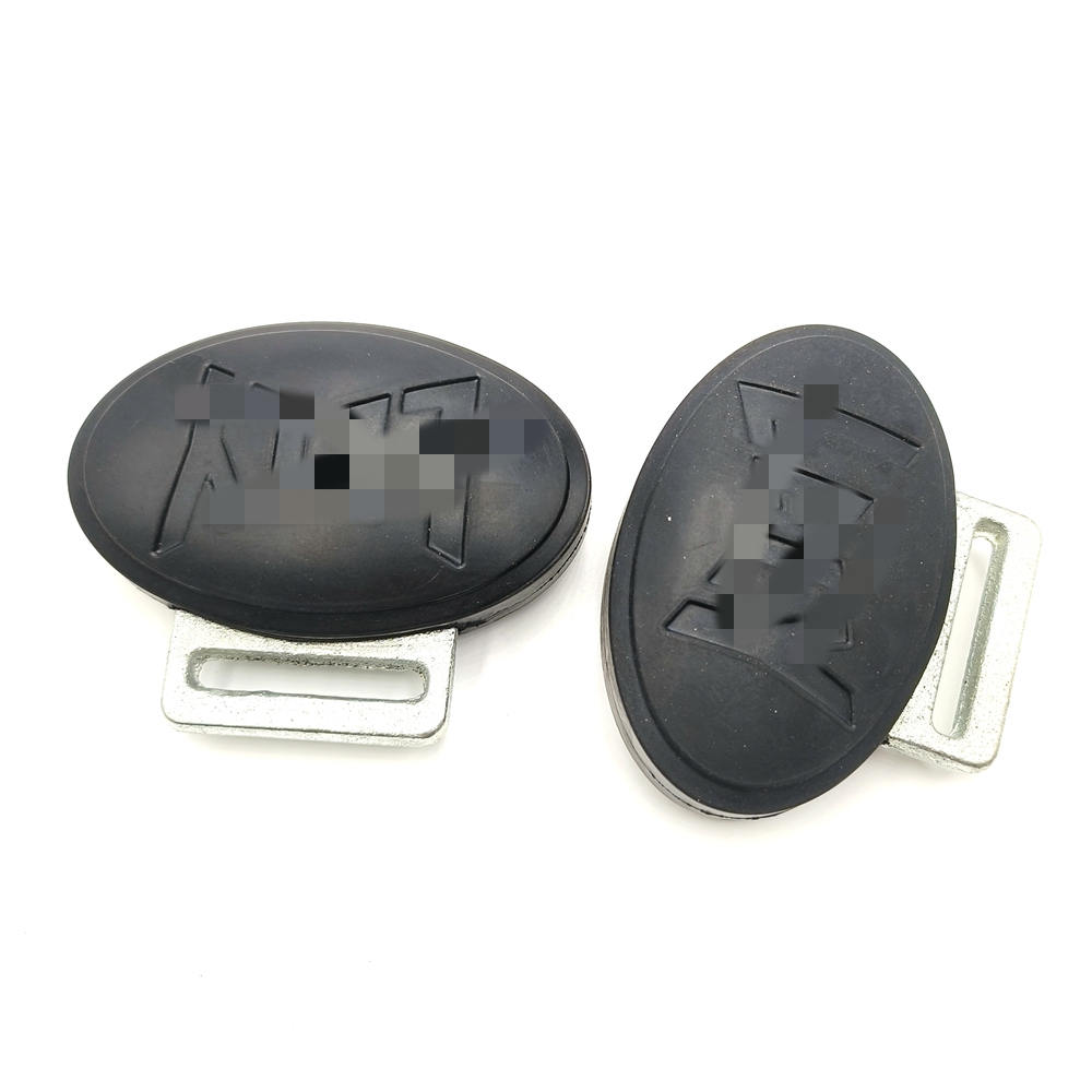 Black Rubber Metal Parts Custome Size 90 Shore Rubber Metal Bonded Products