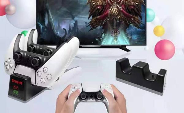 New Charging Controller PS5 Charger Dual Charging Dock Station P5 Playstation 5 Gamepad Joystick Charging Dock