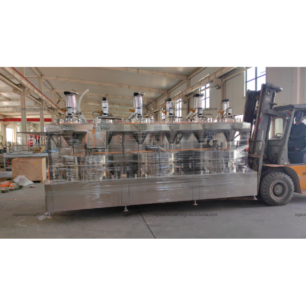 PLC Controlled Coating Machine for Dough Peanuts/Flavored Coffee Beans/Nuts High-Speed Spinning Automatic Batch Coating Machine
